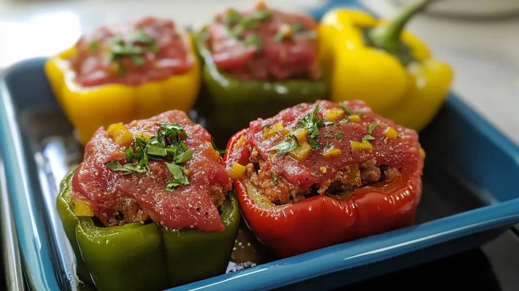 old fashioned stuffed bell peppers recipe
