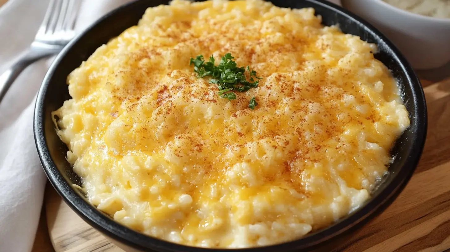 cheesy rice recipe