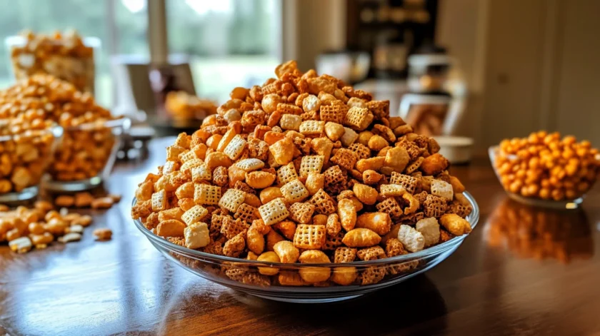 chex mix recipe oven