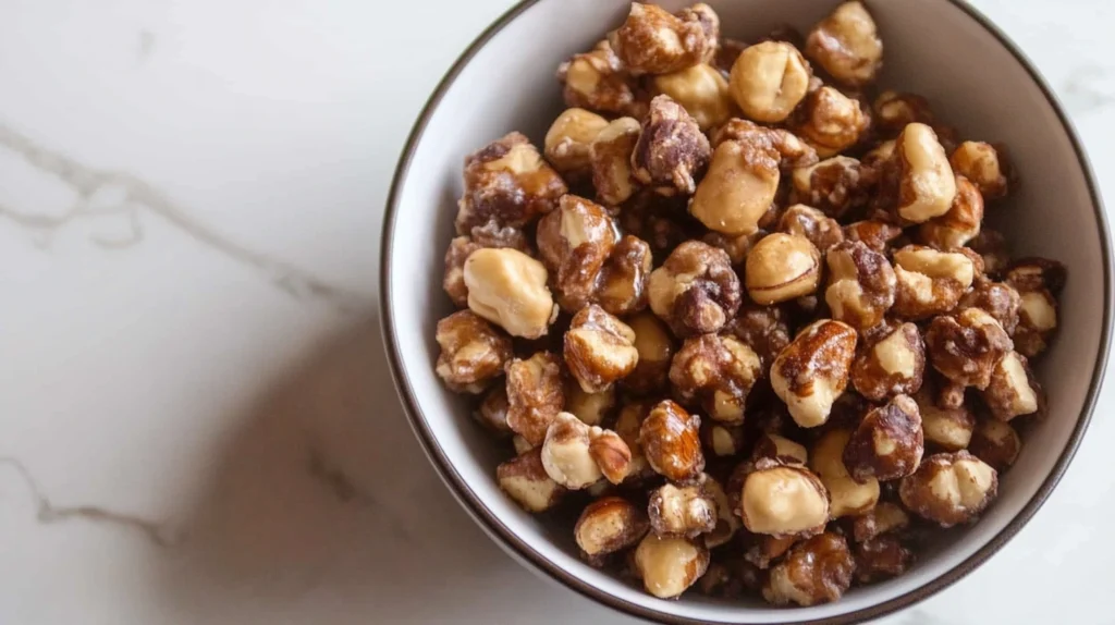 candied hazelnuts recipe