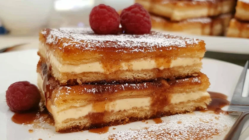 Churro cheesecake bars with a crispy cinnamon-sugar crust and a creamy cheesecake filling, sliced and ready to serve